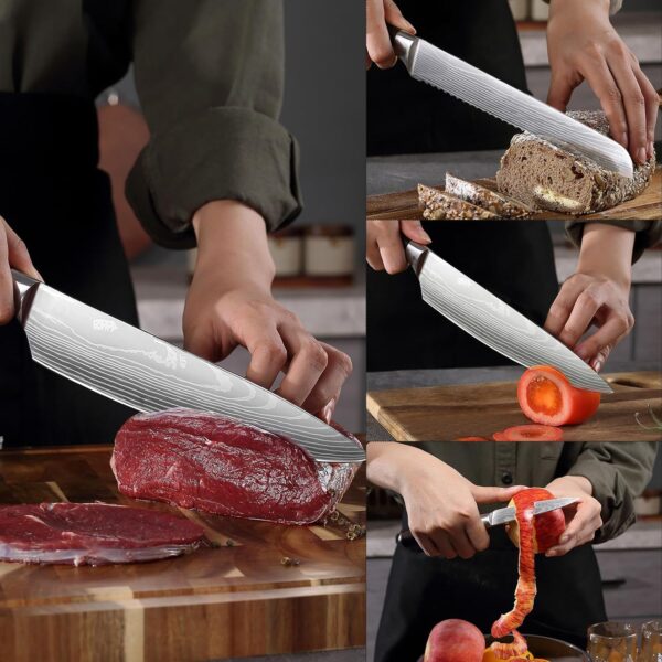 10-piece ultra sharp chefs knife set gallery 4